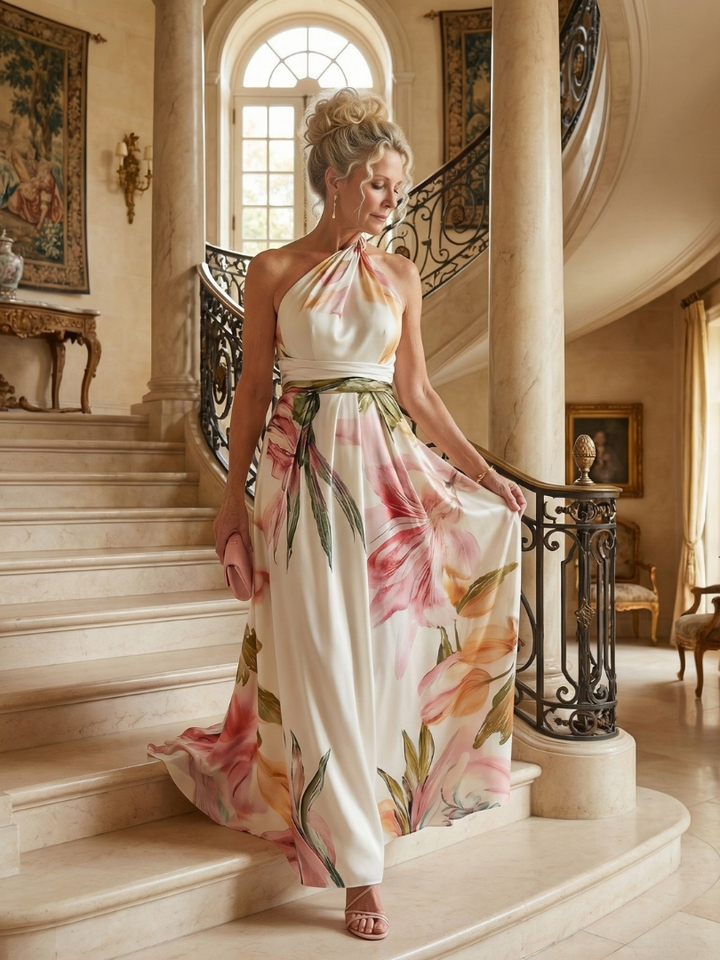 Matilde | Vestido Maxi Floral Ligero