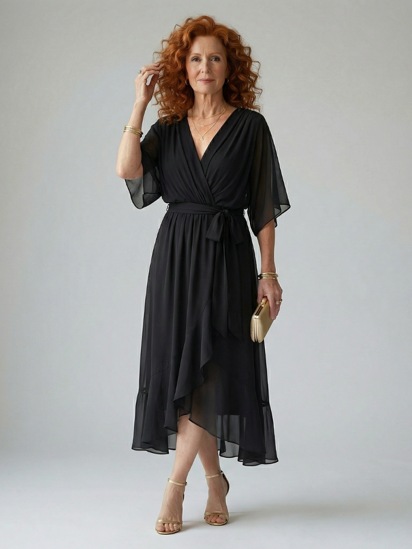 Valentina | Vestido Midi con Caída Ligera