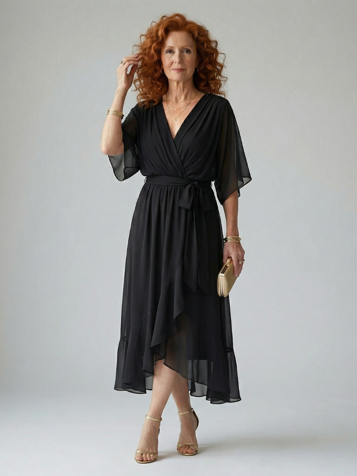 Valentina | Vestido Midi con Caída Ligera
