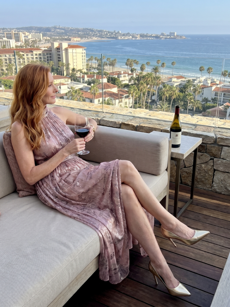 Inés | Vestido Midi Sin Mangas con Acabado Texturizado