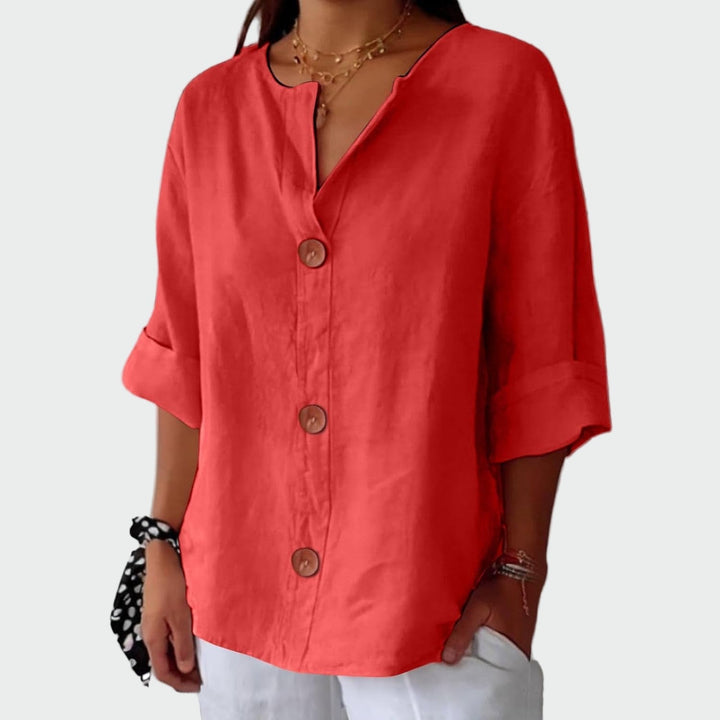 Blusa Casual con Textura