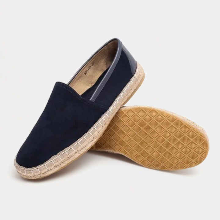 Loafers with Perforated Detail