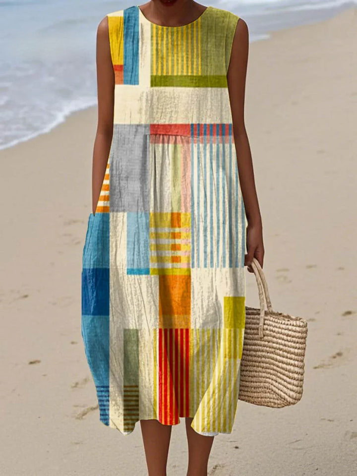 Amapola | Vestido Contemporáneo con Parches