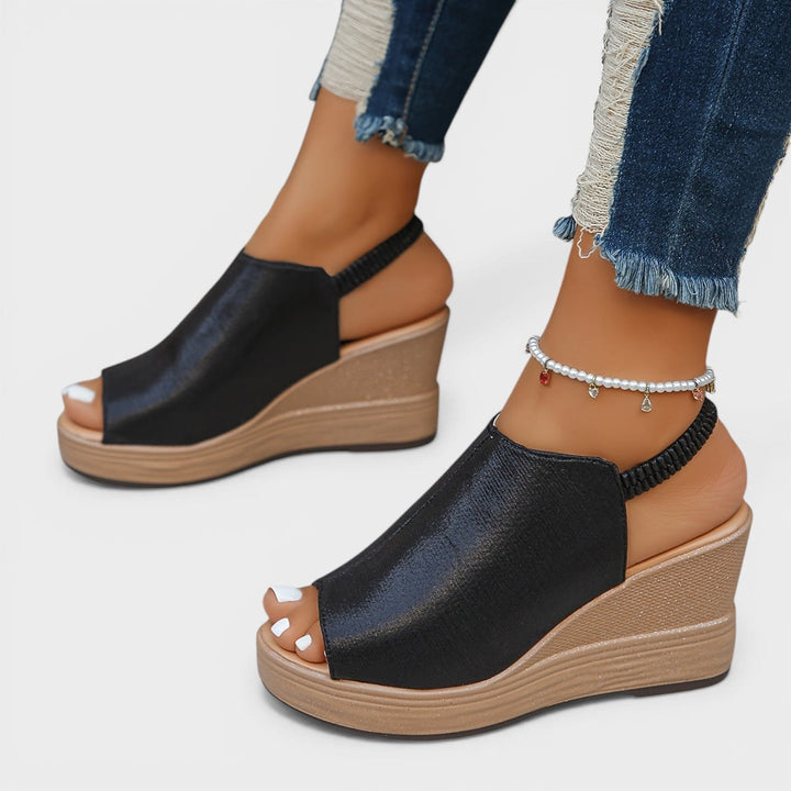 Laura™ | Sandalias cuña ortopédicas