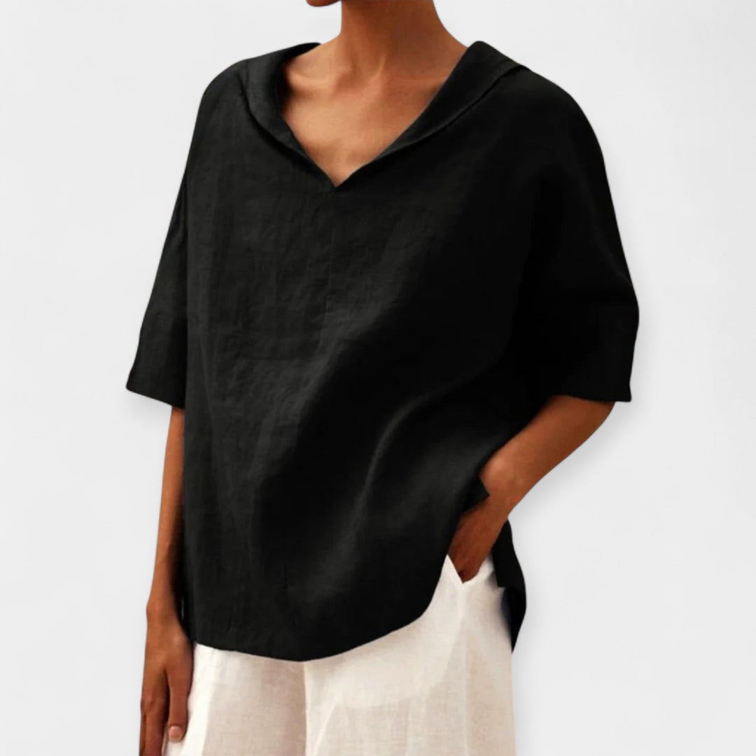 Blusa de corte amplio