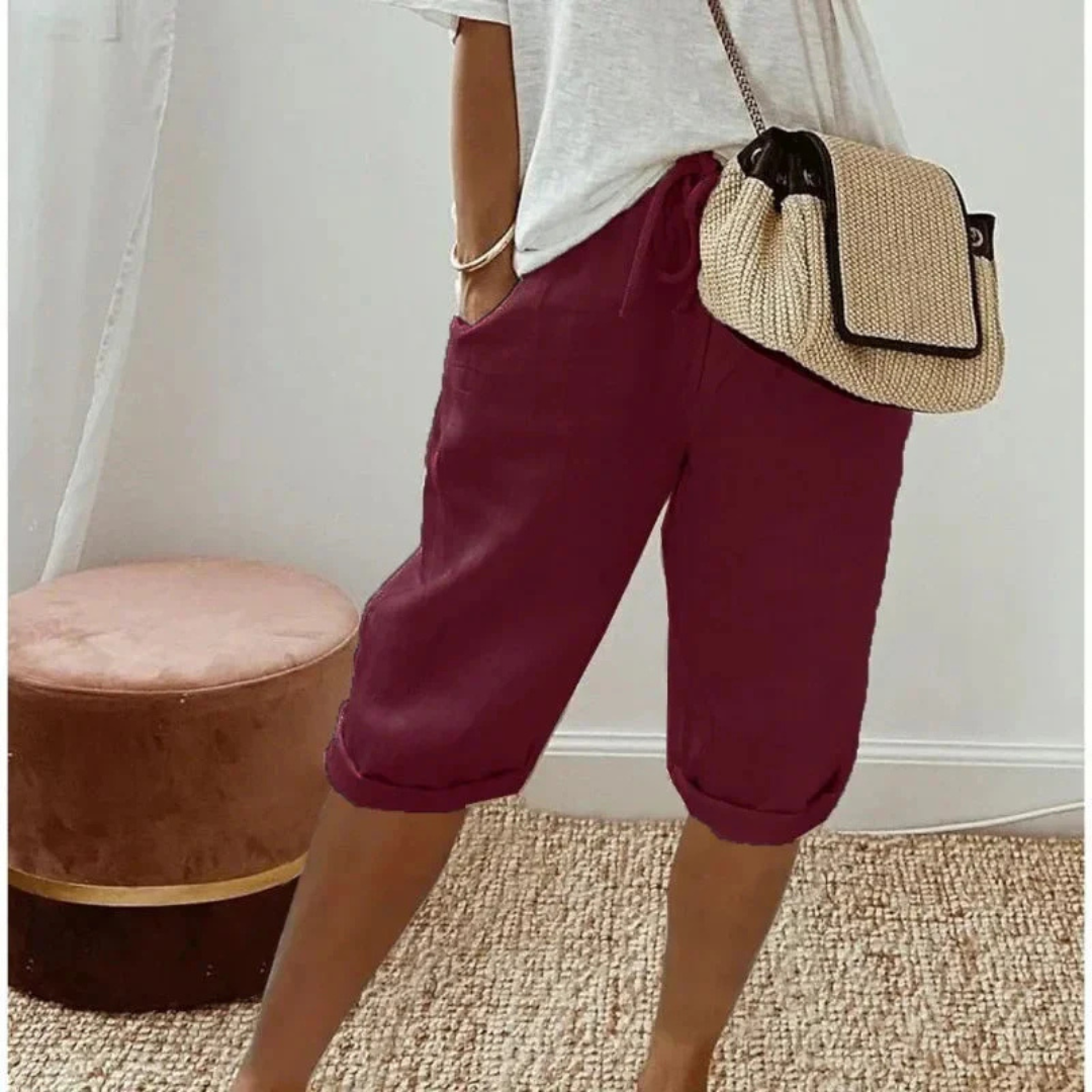 Natalia™ Pantalones Cortos para Mujeres