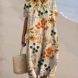Margaret - Vestido Lliviano con Estampado Floral Brillante