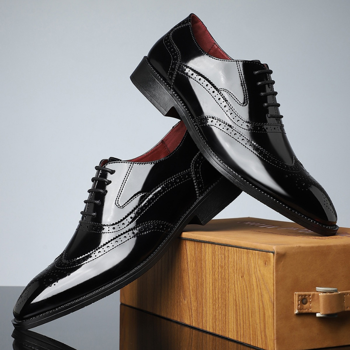 MONTCLAIR™ Zapato Brogue para Caballero – Sabor Elegante. Presencia Indiscutible.