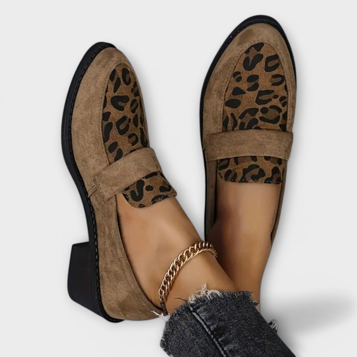 Camila - Elegantes zapatos de leopardo