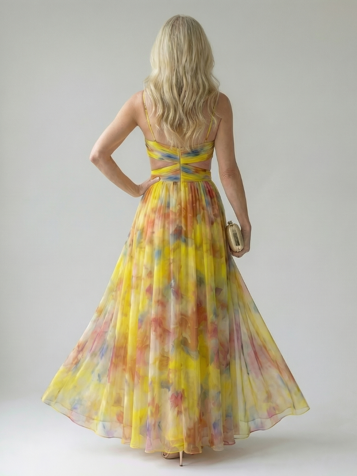 Rosario | Vestido Maxi con Envuelto Suave