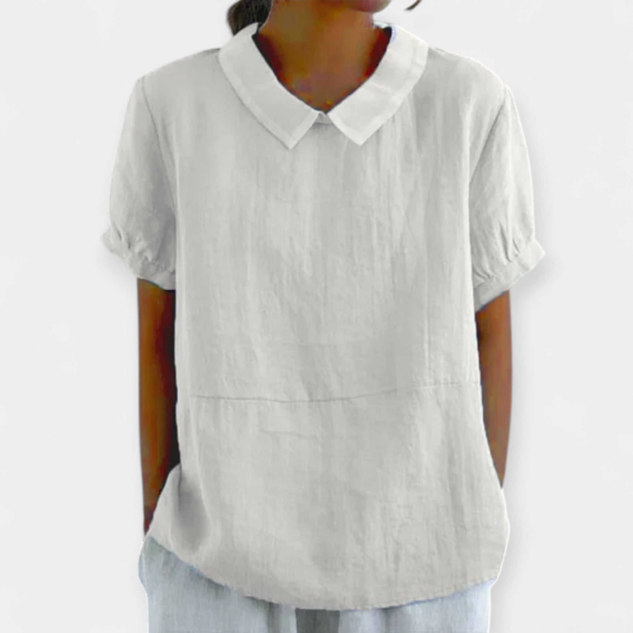 Collared Cotton Plus T-Shirt
