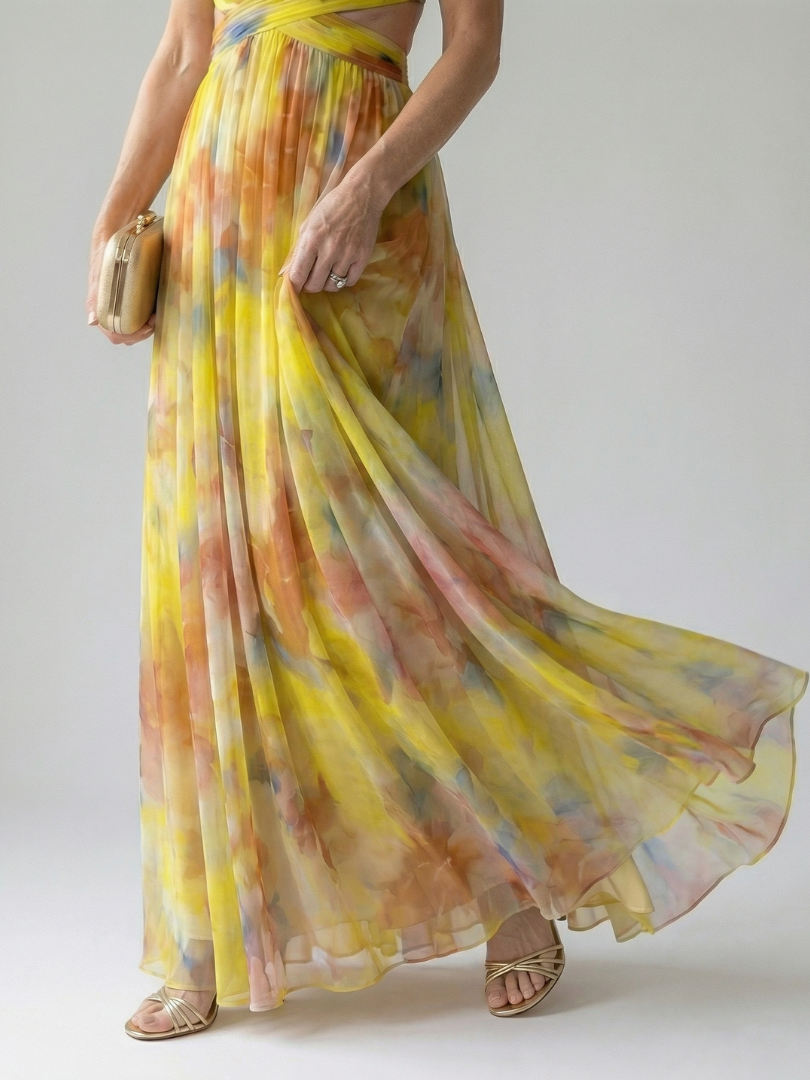 Rosario | Vestido Maxi con Envuelto Suave