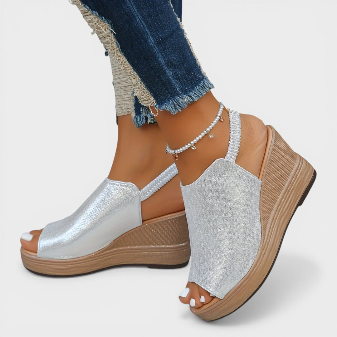 Laura™ | Sandalias cuña ortopédicas