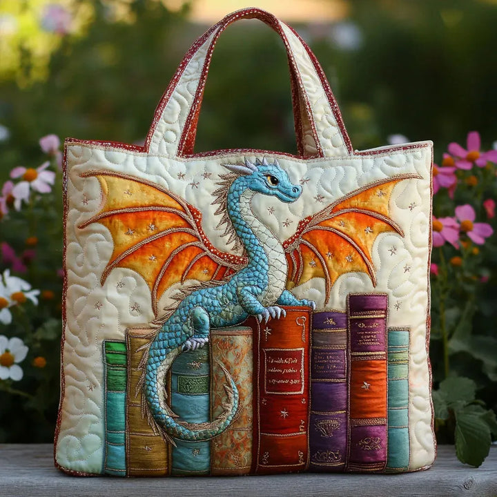 Bolsa Acolchada - Dragón Esmeralda Guardián de los Libros