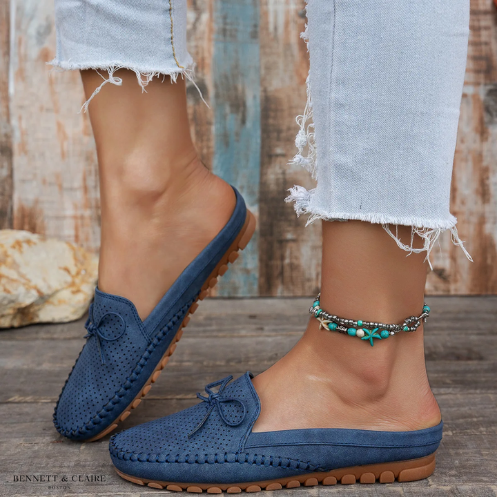 Conchi™ | Mocasines con lazo