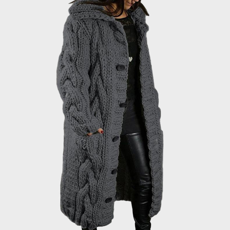 Anu - Stylish and Cozy Coat with Full Belly Coverage