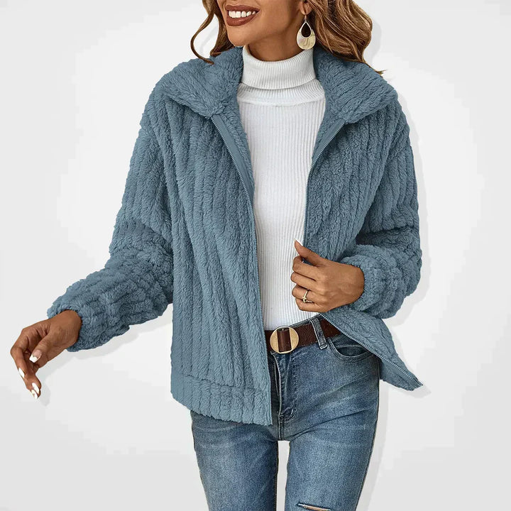 GENEVIEVE™ - Chic Sherpa Jacket
