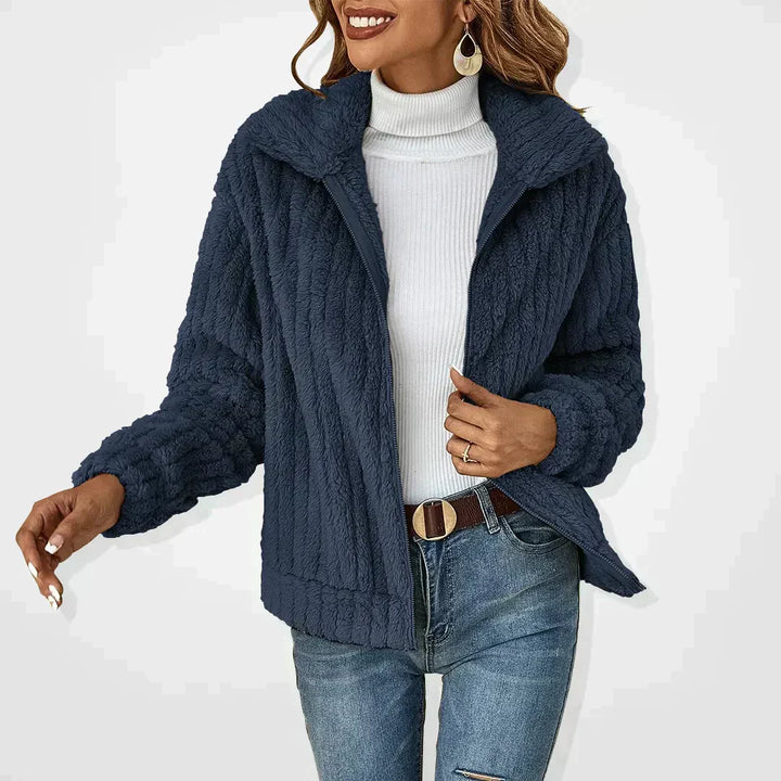 GENEVIEVE™ - Chic Sherpa Jacket