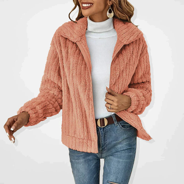 GENEVIEVE™ - Chic Sherpa Jacket