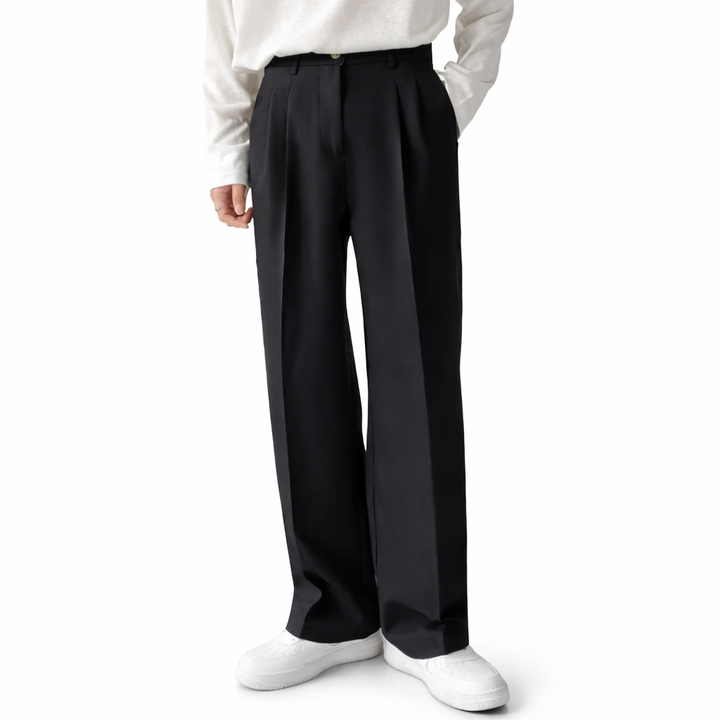 Anselmo — Pantalones de Sastre Modernos de Corte Suelto
