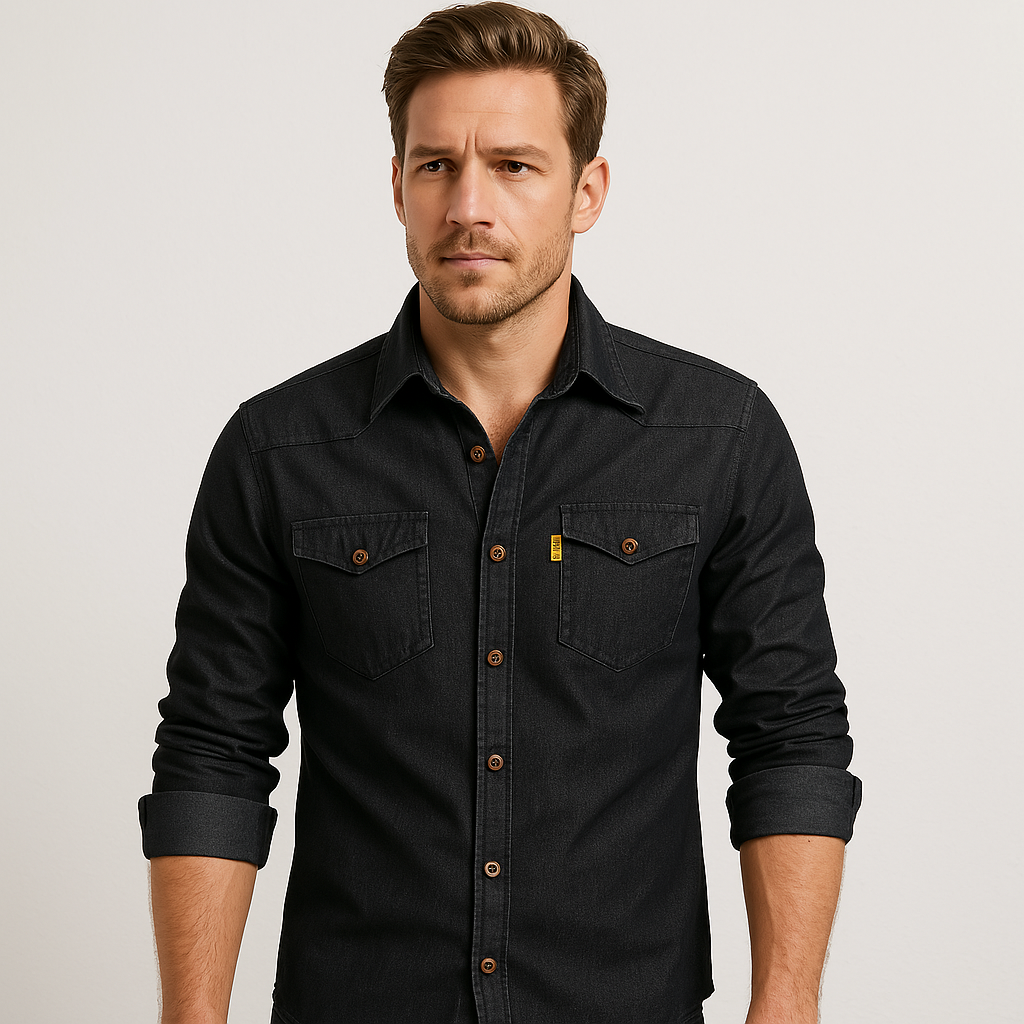 DUMONT LYON | CAMISA SLIM DE MEZCLILLA