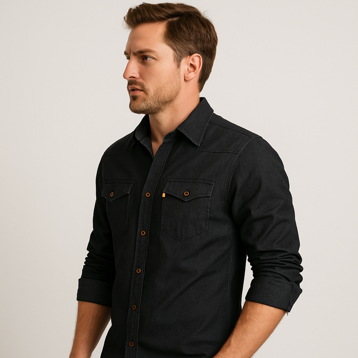 DUMONT LYON | CAMISA SLIM DE MEZCLILLA