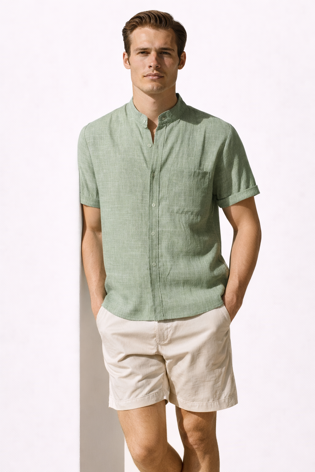 Evaristo — Camisa de corte natural con elegancia casual