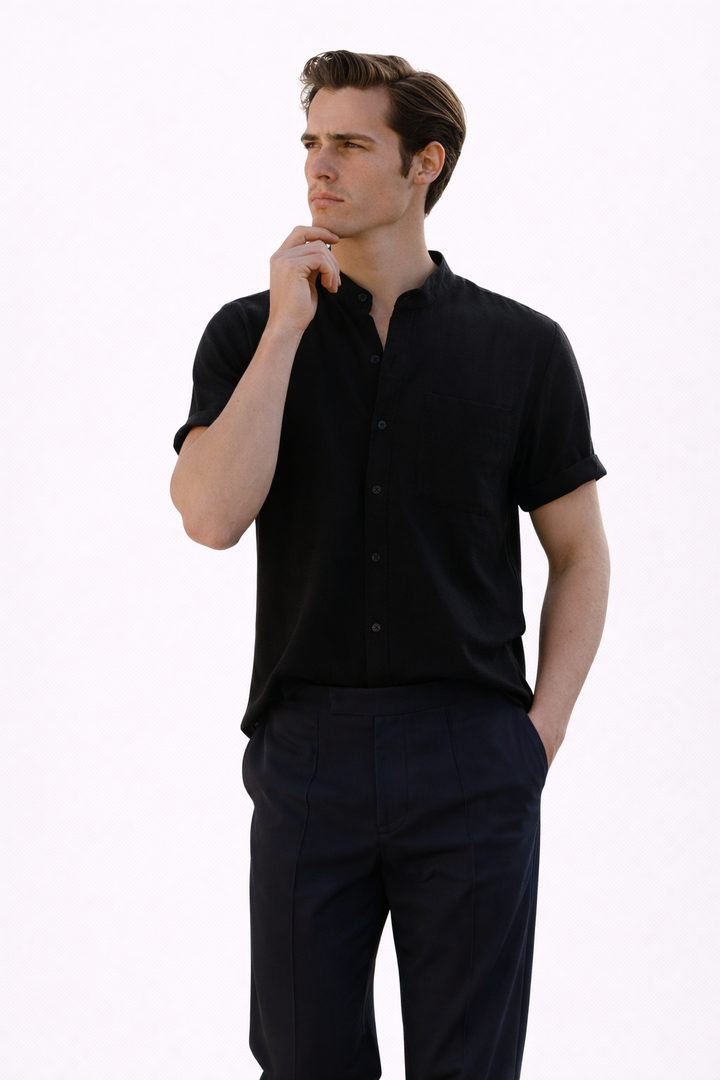 Evaristo — Camisa de corte natural con elegancia casual