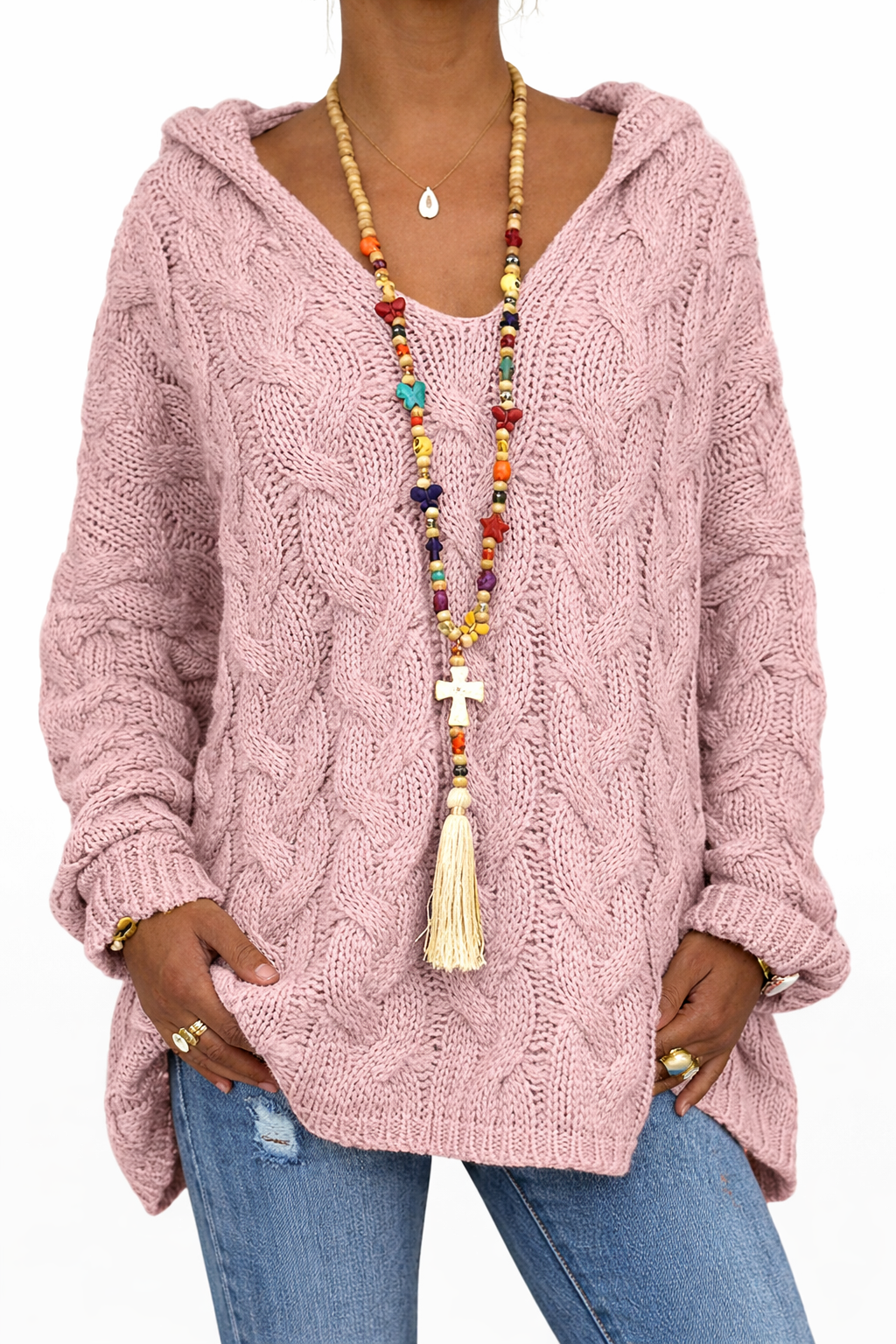 Sudadera de Punto con Capucha – Estilo Diario Cómodo y Disfrutable