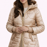 Lina - Chaqueta elegante con capucha y forro cálido