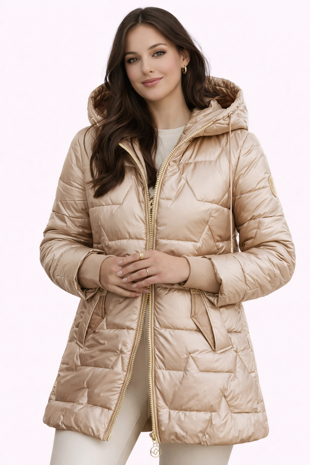 Lina - Chaqueta elegante con capucha y forro cálido