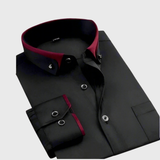 LUMEN TALLINN | Camisa de hombre con cuello contrastante