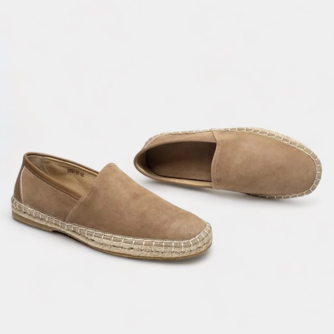 Loafers with Perforated Detail
