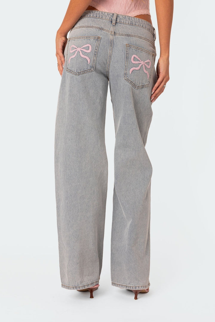 Hope | Adorable Bow-Detail Jeans