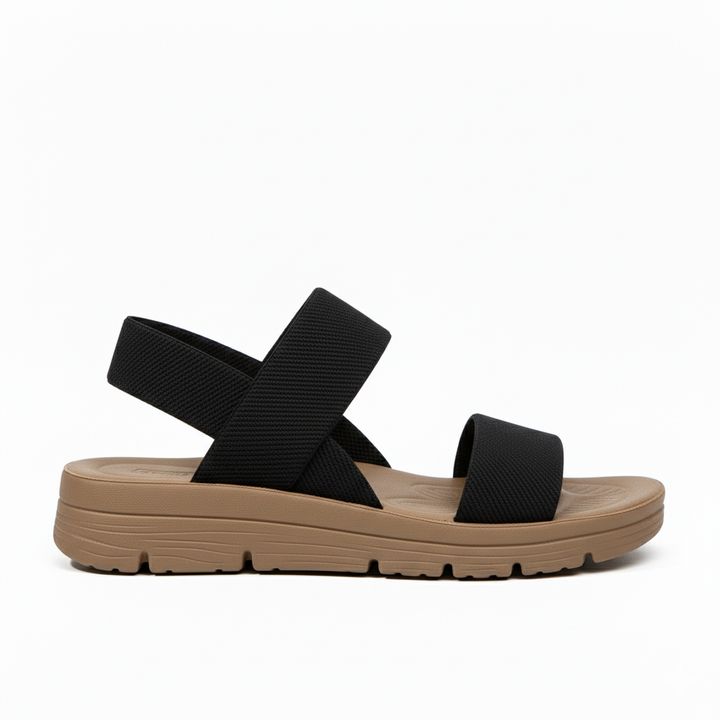Sandalia deportiva de doble tira para mujer