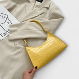 Bernarda - Chic Leather Handbag Adorned with Rhinestones