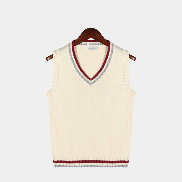 Marcos| Chaleco Elegante Inspirado en el Estilo Universitario