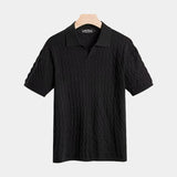 Diego | Camisa Polo Texturizada de Sastre Contemporáneo