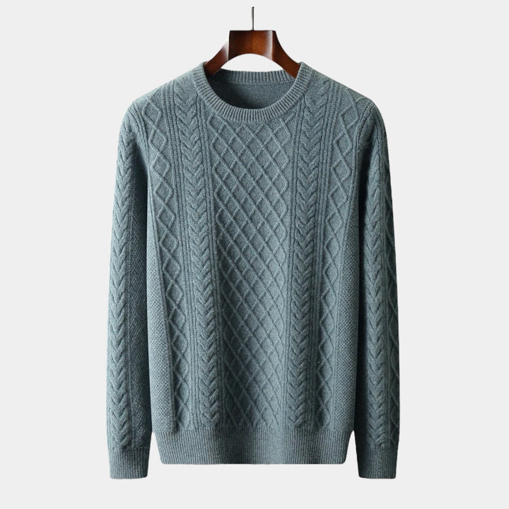 Suéter de Jacquard de Lana Merina