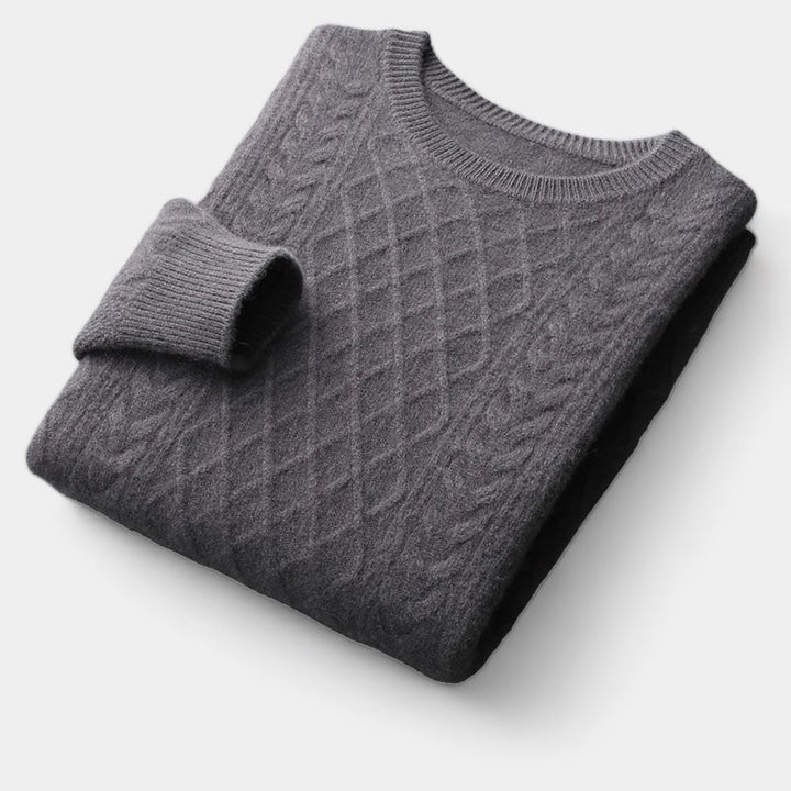 Suéter de Jacquard de Lana Merina