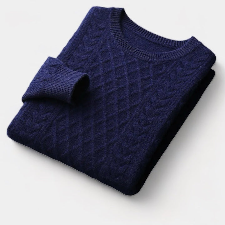 Suéter de Jacquard de Lana Merina