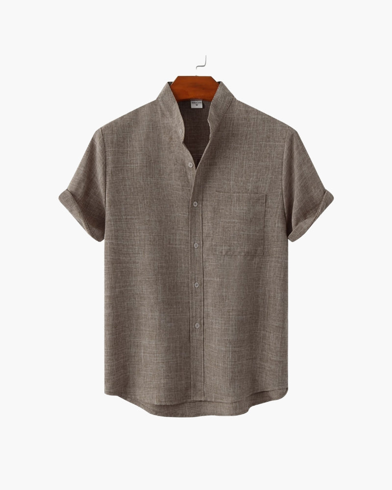 Evaristo — Camisa de corte natural con elegancia casual