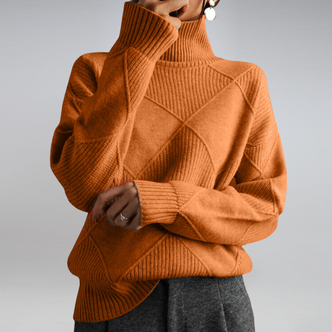LINLEY™ | Elegant Ribbed Turtleneck Sweater