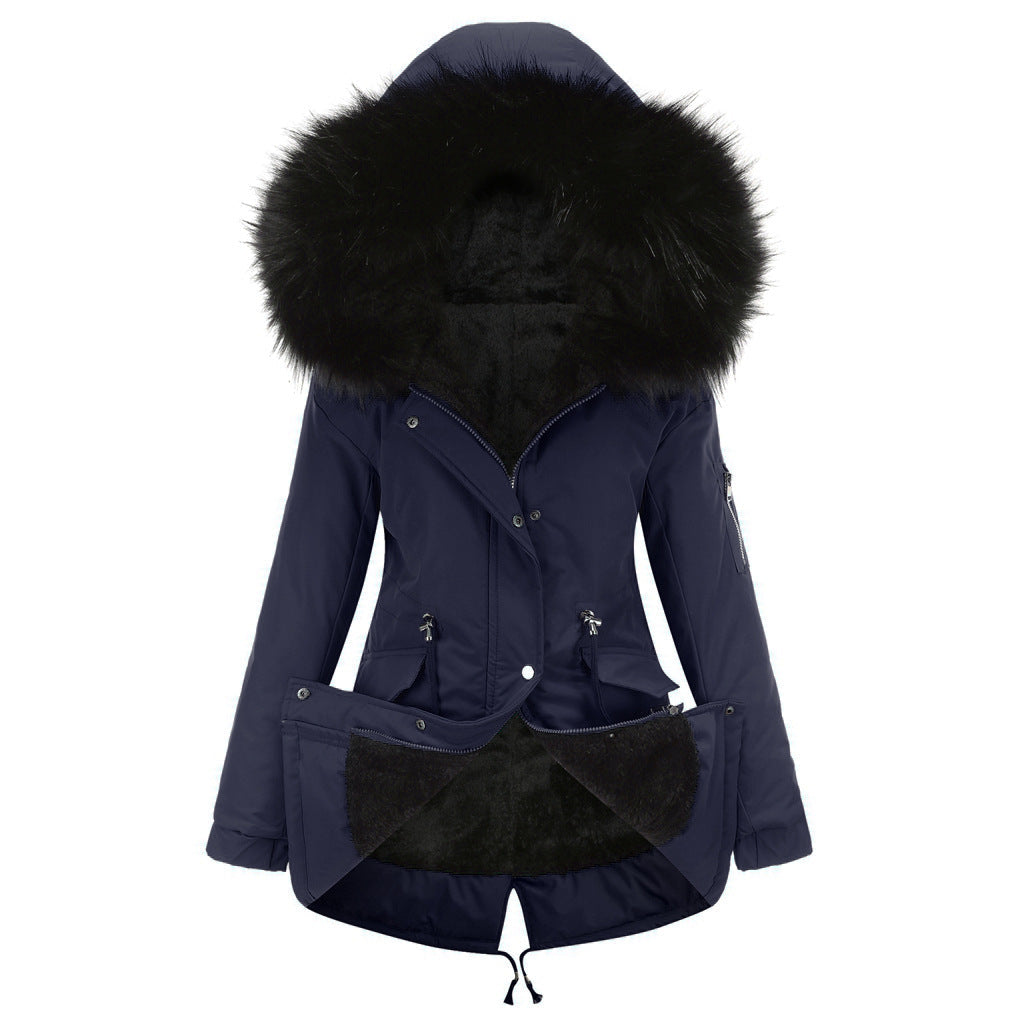 MARINA™ | Cozy Velvet-Trimmed Parka