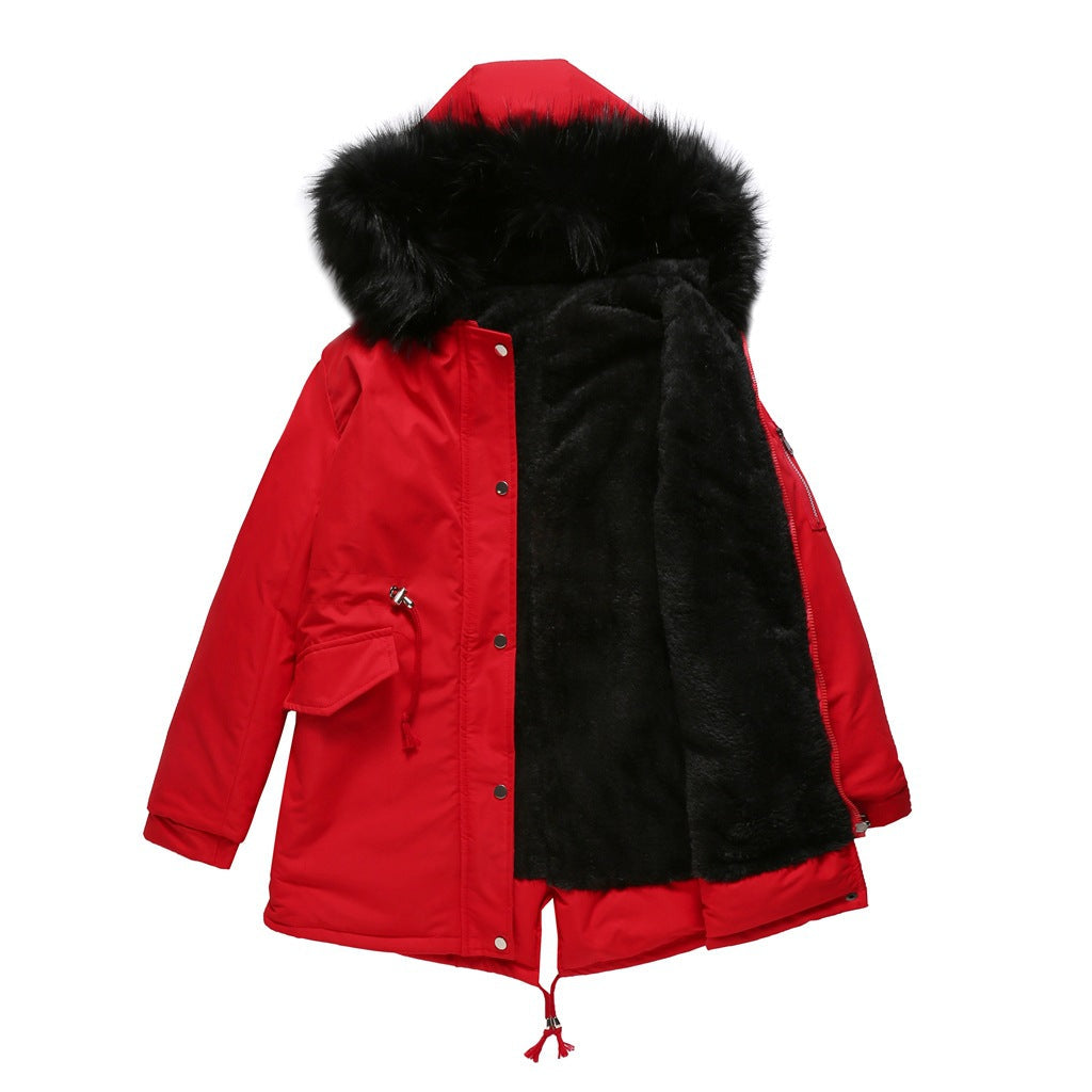 MARINA™ | Cozy Velvet-Trimmed Parka