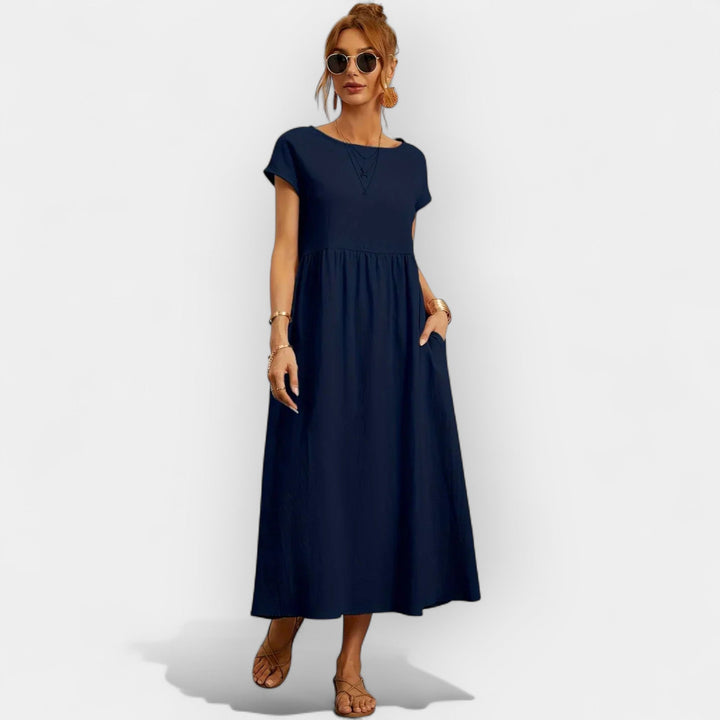 Vestido Fluido con Bolsillos