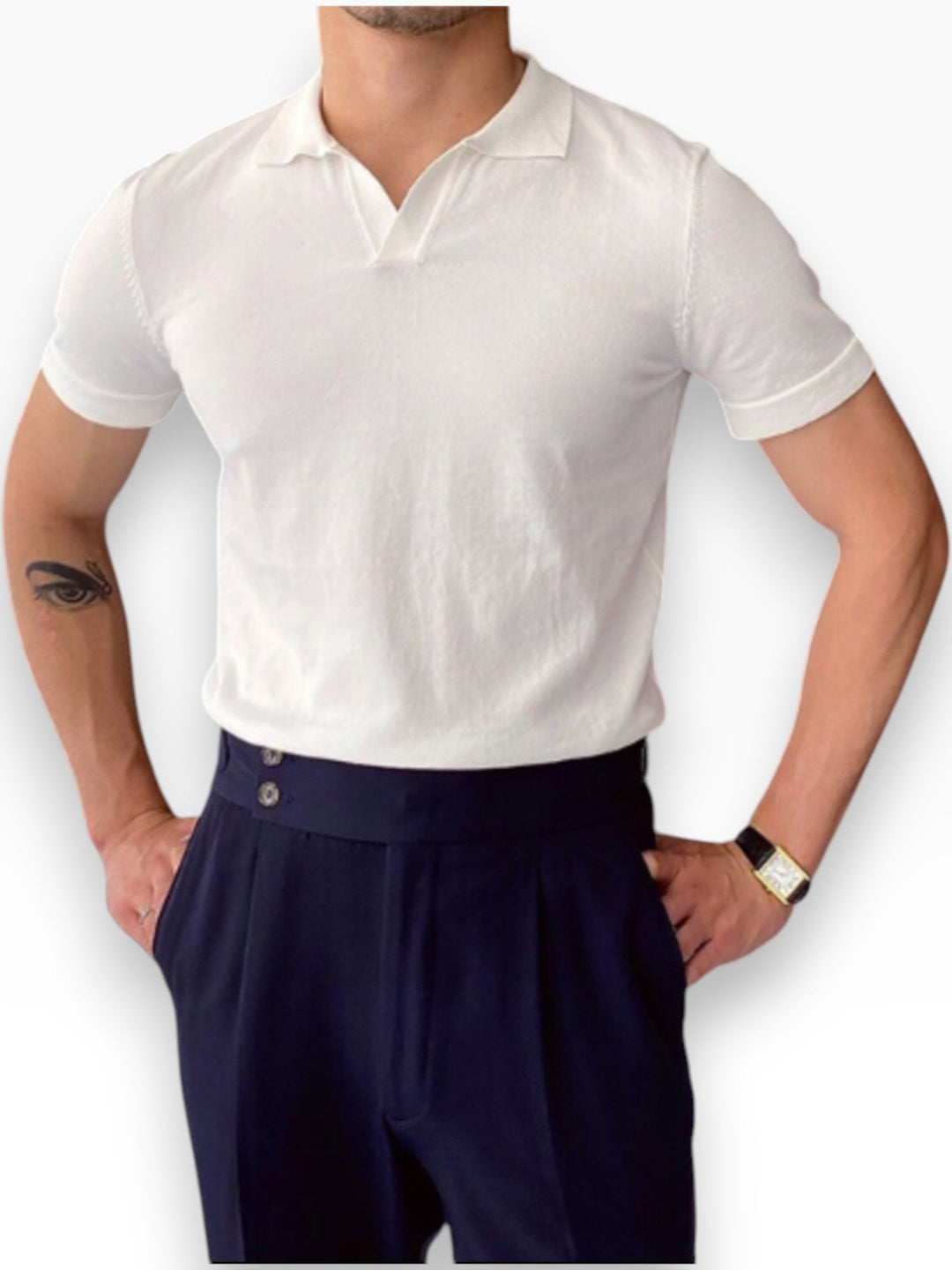 Levi — Polo Refinado con Estilo Contemporáneo