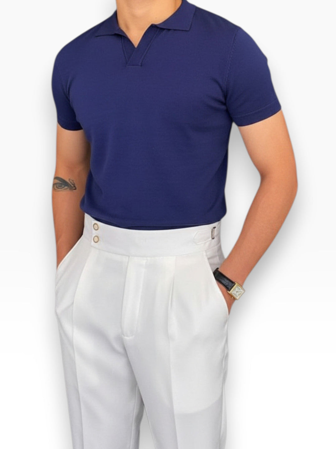 Levi — Polo Refinado con Estilo Contemporáneo