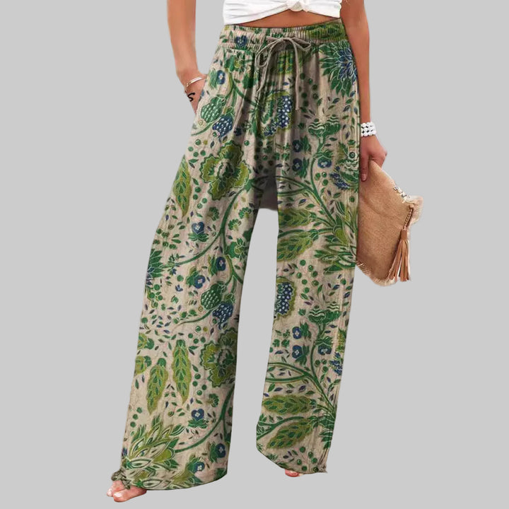 Flora™ Pantalón Fluido Floral