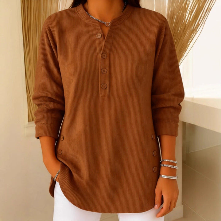 Clara™ Blusa Texturizada Premium